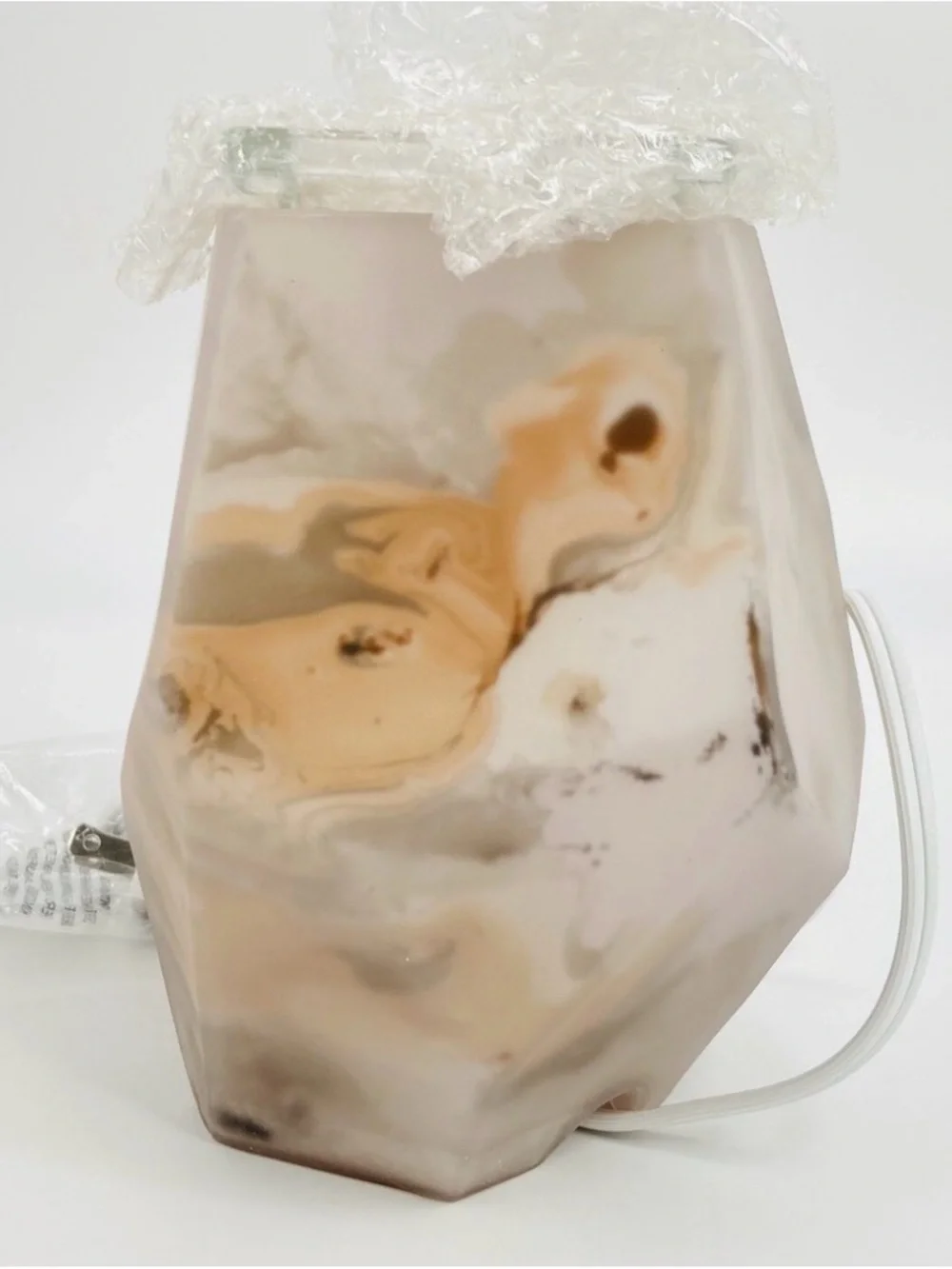 Scentsy Rock Quartz Marble-Effect Ceramic Warmer